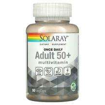 Solaray, Once Daily Adult 50+ Multi, Мультивітаміни, 90 капсул