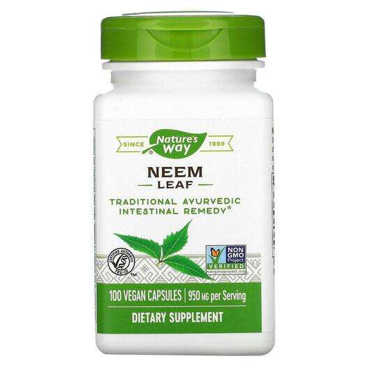 Основне фото товара Nature's Way, Neem 475 mg, Ніім 475 мг, 100 капсул