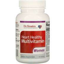 Dr. Sinatra, Мультивитамины, Heart Healthy Multivitamin Women,...