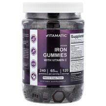 Залізо Vegan Iron Gummies with Vitamin C Grape