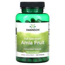 Swanson, Амла, Full Spectrum Amla Fruit 500 mg, 120 капсул