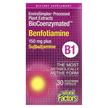 Фото товара Natural Factors, Бенфотиамин, BioCoenzymated B1, 30 капсул