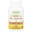 Фото товару C-1000 & Zinc Immune 120 Veg, Вітамін C, 120 капсул
