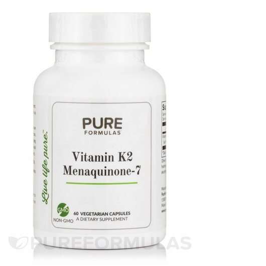 Основное фото товара PureFormulas, Витамин K Филлохинон, Vitamin K2 Menaquinone-7, ...