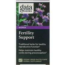 Gaia Herbs, Поддержание сексуальности, Fertility Support, 60 к...