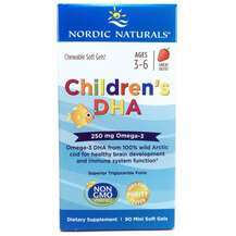 Nordic Naturals, Children's DHA Strawberry 250 mg, 90 Softgels