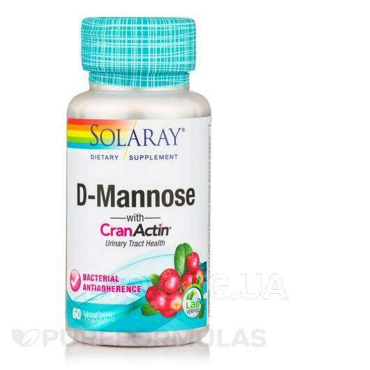 Фото товару D-Mannose with CranActin Cranberry Extract 1000 mg