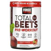 Force Factor, Total Beets Pre-Workout Fruit Punch, Передтренув...