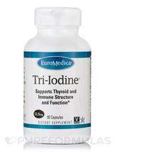 EuroMedica, Tri-Iodine 12.5 mg, Йод, 90 капсул