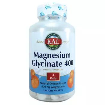 Pre-Order Magnesium Glycinate 400 mg 120 Chewables