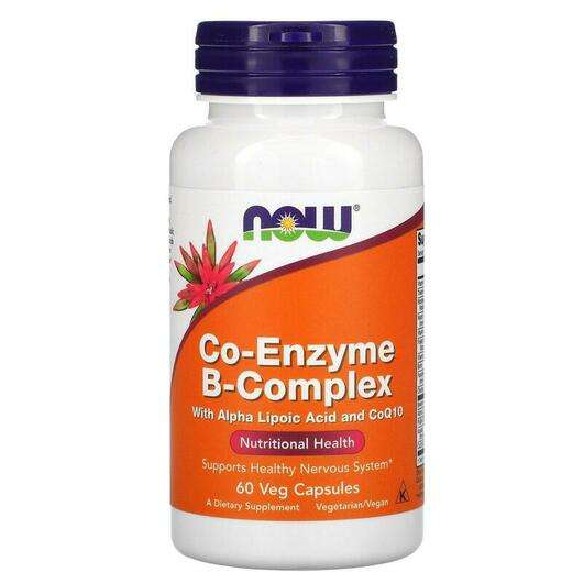 Основне фото товара Now, Co-Enzyme B-Complex, Комплекс Вітаміна B, 60 капсул