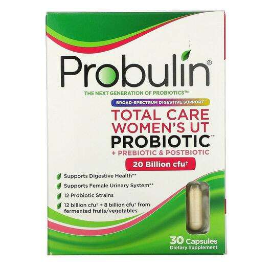 Основное фото товара Probulin, Пробиотики, Total Care Women’s UT Probiotic 20...