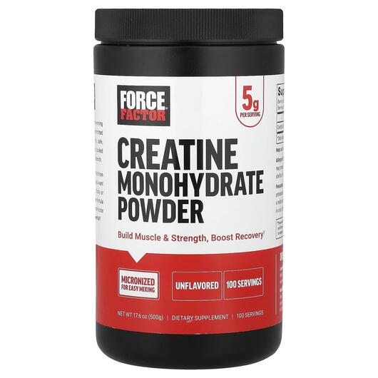 Основное фото товара Креатин, Creatine Monohydrate Powder Unflavored, 500 г