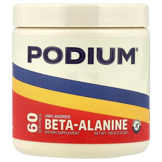 Основное фото товара Podium Nutrition, Бета Аланин, Beta Alanine Unflavored, 100 г
