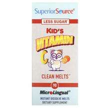Superior Source, Kid's Vitamin C Clean Melts Orange, Вітамін C...