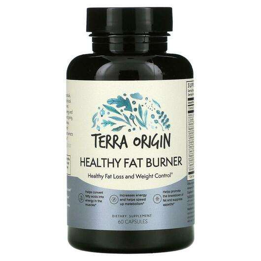 Основне фото товара Terra Origin, Healthy Fat Burner, Жироспалювач, 60 капсул