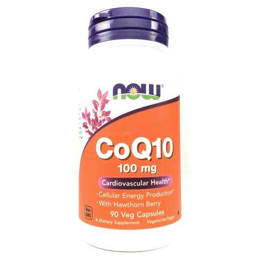 Основне фото товара Now, CoQ10 100 mg, коензим Q10 100 мг, 90 капсул