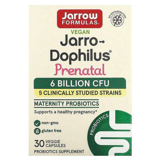 Основное фото товара Jarrow Formulas, Пренатальные пробиотики, Jarro-Dophilus Prena...