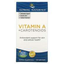 Nordic Naturals, Витамин А Ретинол, Vitamin A + Carotenoids, 3...