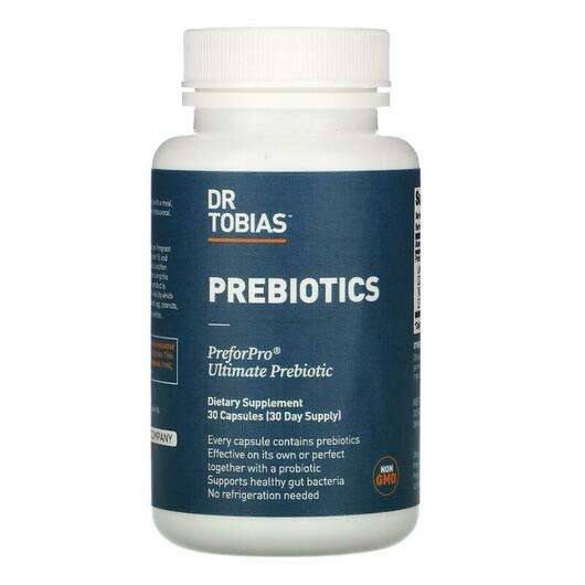 Основное фото товара Dr Tobias, Пребиотики, Prebiotics, 30 капсул