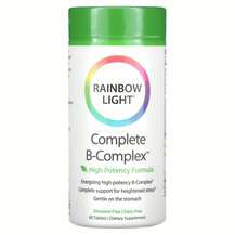 Rainbow Light, Complete B-Complex, B-комплекс, 90 таблеток