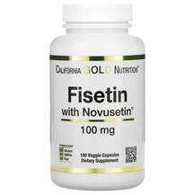 California Gold Nutrition, Fisetin with Novusetin 100 mg, 180 ...