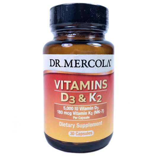Vitamins D3 & K2, Вітамін D3 і K2, 30 капсул