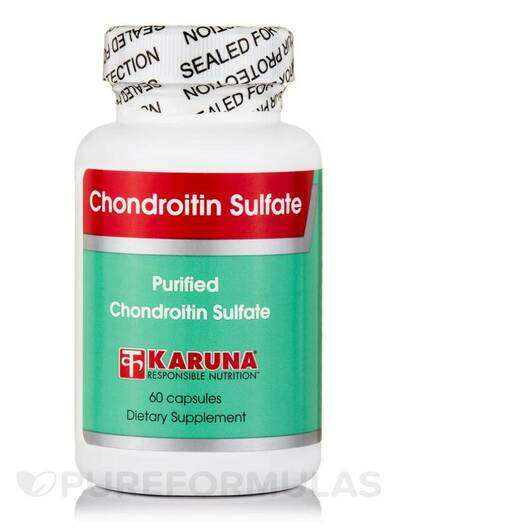 Основное фото товара Karuna Health, Поддержка метаболизма жиров, Purified Chondroit...