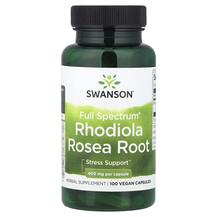Full Spectrum Rhodiola Rosea Root 400 mg Родиола