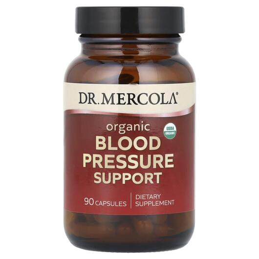 Основне фото товара Dr. Mercola, Blood Pressure Support, Кардіо комплекс, 90 капсул