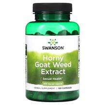 Swanson, Horny Goat Weed Extract 500 mg, 120 Capsules