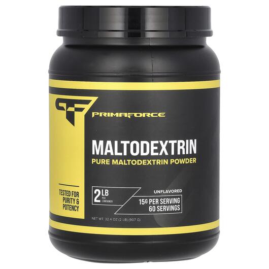 Основне фото товара Primaforce, Maltodextrin Unflavored, Мальтодекстрин, 907 г