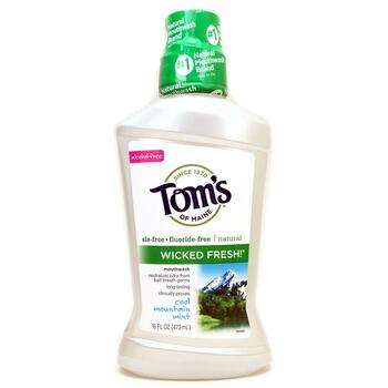 Купить Toms of Maine Wicked Fresh! Mouthwash Cool Mountain Mint 473 ml