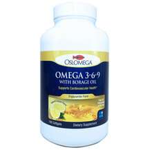 Oslomega, Norwegian Omega 3-6-9 with Borage Oil, 180 Softgels