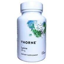 Thorne, L-Lysine 500 mg, L-Лізин, 60 капсул