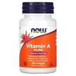 NOW Foods, Vitamin A 10000 IU, Вітамін А Ретінол, 100 капсул