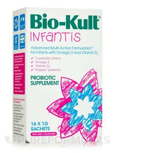 Основное фото товара Bio-Kult, Пробиотики, Infantis Probiotic, 16 Sachets