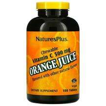 Natures Plus, Orange Juice Vitamin C Supplement 500 mg, Вітамі...
