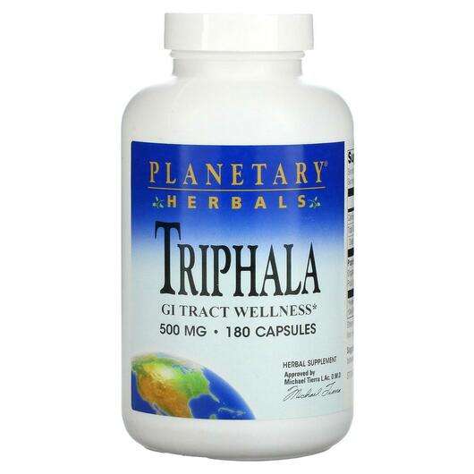 Основное фото товара Planetary Herbals, Поддержка кишечника, Triphala GI Tract Well...
