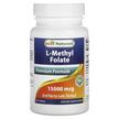 Фото товару Best Naturals, L-Methyl Folate 15000 mcg, Метилфолат, 60 таблеток