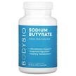 BodyBio, Sodium Butyrate, Бутірат Натрію, 60 капсул