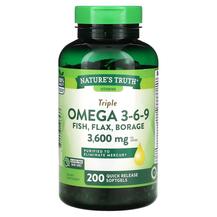 Омега 3 6 9 Vitamins Triple Omega 3-6-9 Fish Flax mg