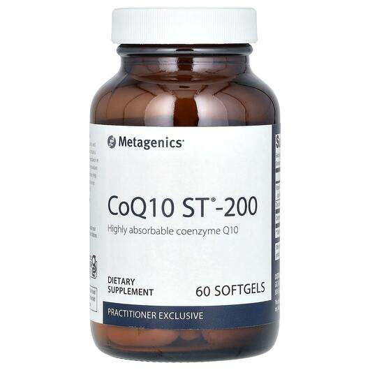 Основное фото товара Metagenics, Убихинон, CoQ10 ST-200, 60 капсул