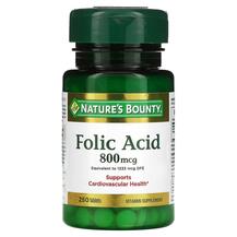 Фолієва кислота 800 мкг Folic Acid 800 mcg Nature's