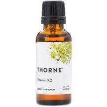 Thorne, Vitamin K2, Вітамін K Філохінон, 30 мл