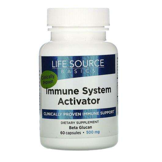 Основне фото товара Life Source Basics, Immune System Activator, Бета-глюкан 500 м...