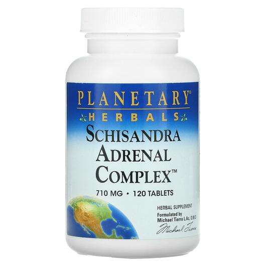Основне фото товара Planetary Herbals, Schisandra Adrenal Complex 710 mg, Підтримк...