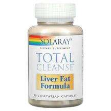 Solaray, Total Cleanse Liver Fat Formula, 90 Vegetarian Capsules