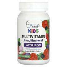 Doctor's Finest, Kids Multivitamin & Multimineral with Iro...