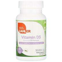 Zahler, Vitamin D3 50000 IU 120, Вітамін D3, 120 капсул